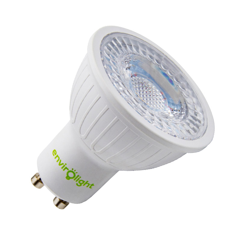 Envirolight 5W Warm White Dimmable LED GU10 Bulb - Flood Beam - Pack of 10