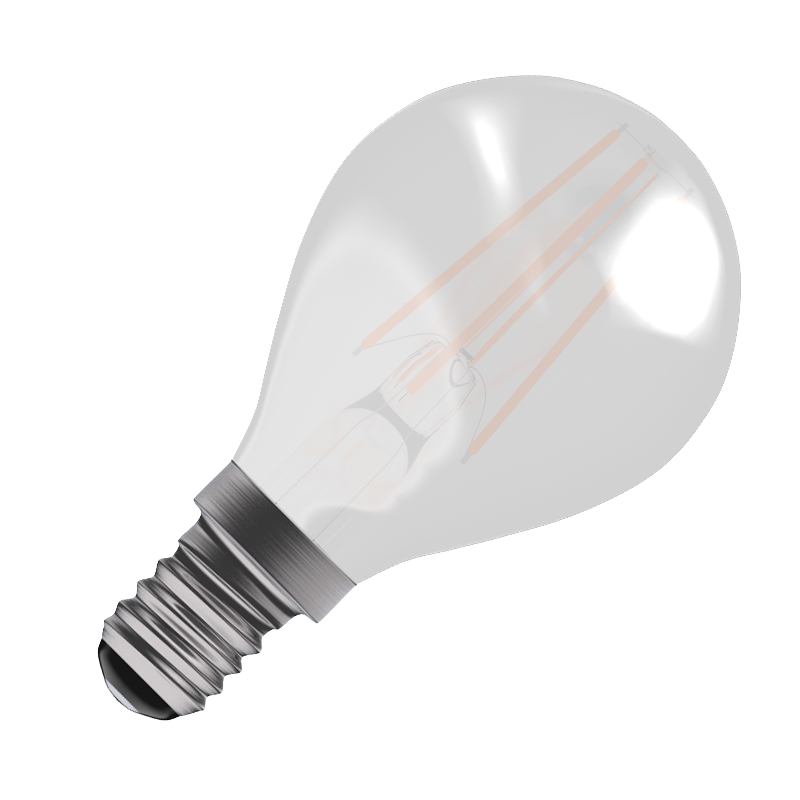 Bell 4W Warm White 470lm LED Decorative Filament Satin Golfball Bulb - Small Screw Cap