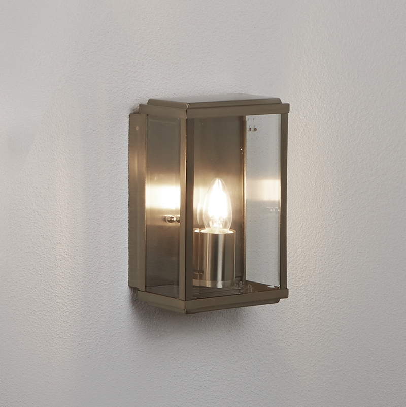 Searchlight Swinford Porch Lantern - Antique Brass