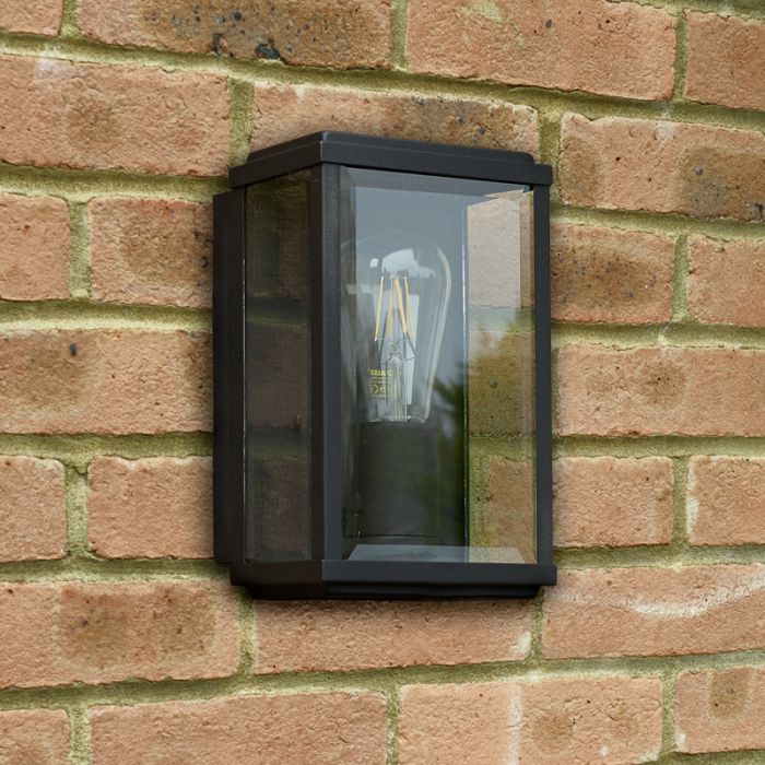 Searchlight Swinford Porch Lantern - Black