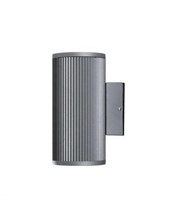 Edit Box Up & Down Outdoor Wall Light - Anthracite - Lighting Direct