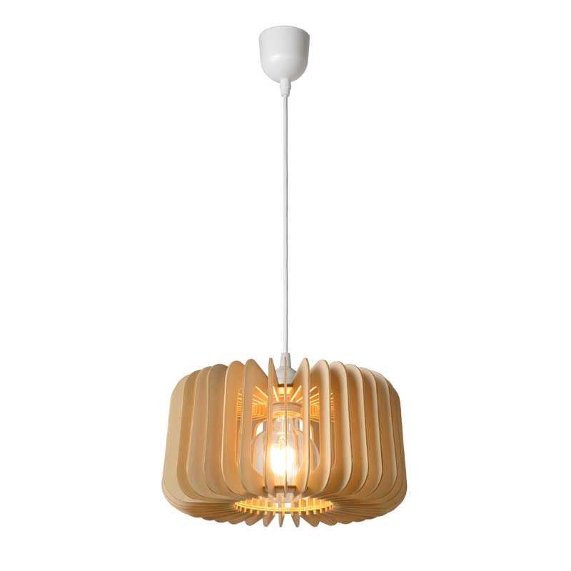 Lucide Etta Ceiling Pendant Light - Light Wood