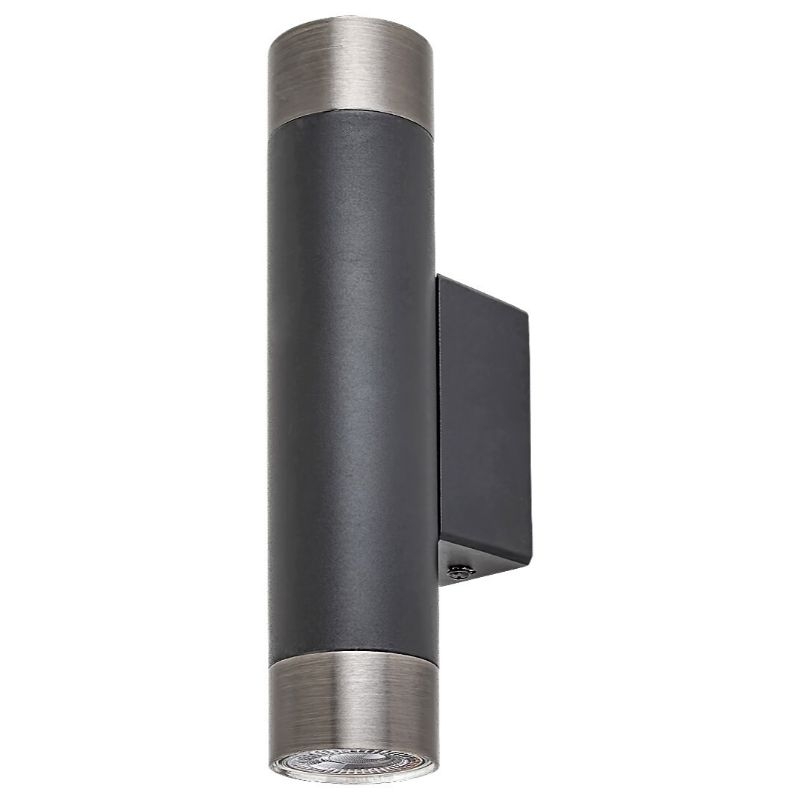 Edit Zircon Up & Down Wall Light - Matt Black