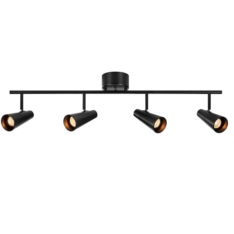 Crest 4 Light Spotlight Bar - Black