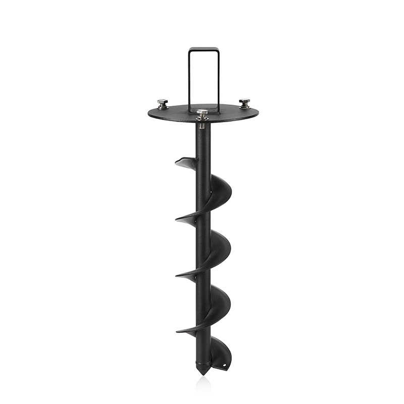 Garden 24 Outdoor Ground Screw - Black