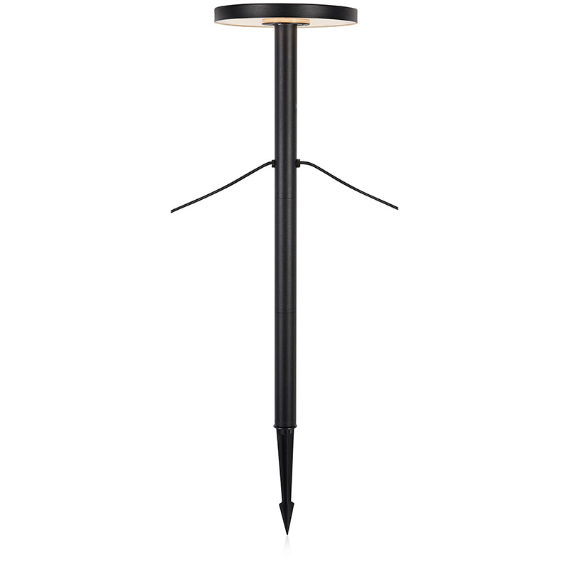 Garden 24 LED Outdoor Bollard Light - Black