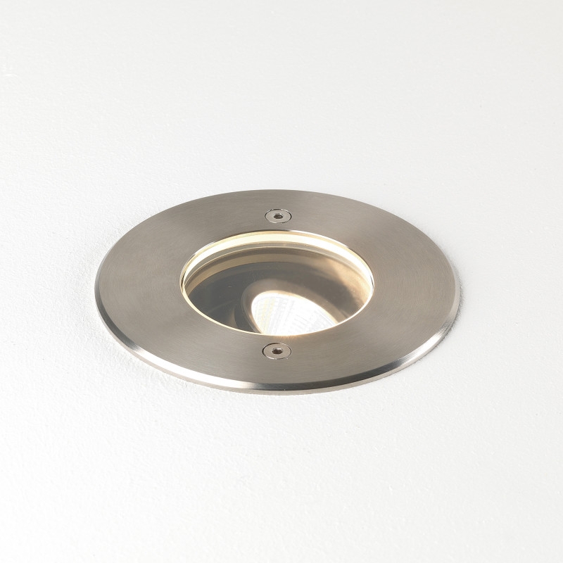 Astro Cromarty 100 LED Ground Light - Brushed Stainless Steel