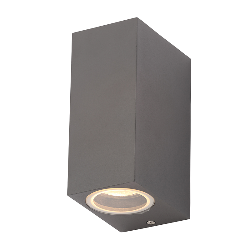 Forum Fleet Outdoor Up & Down Wall Light - Anthracite