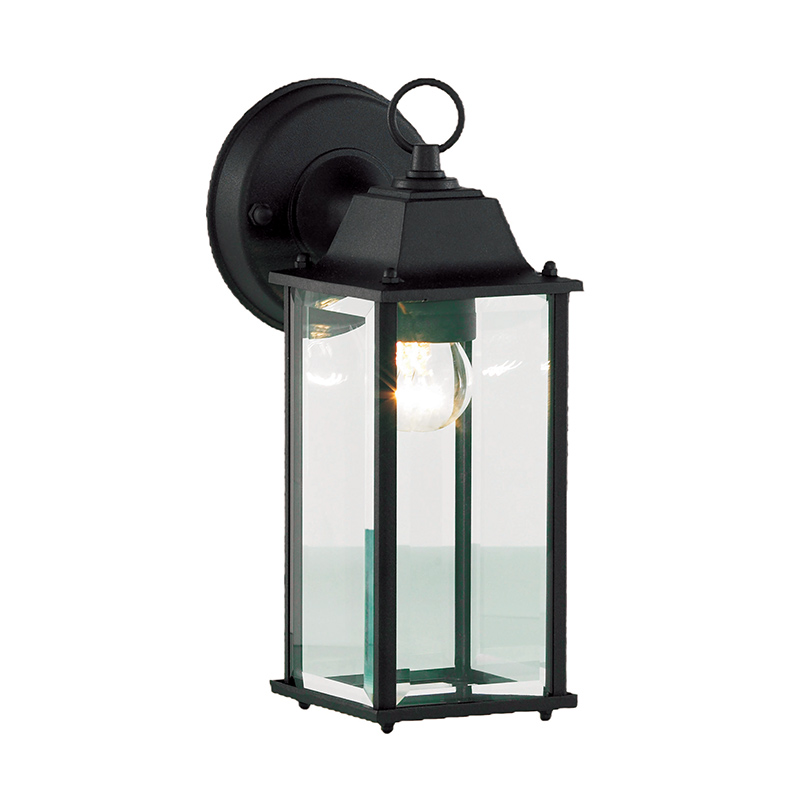 Forum Ceres Outdoor Lantern Wall Light - Black