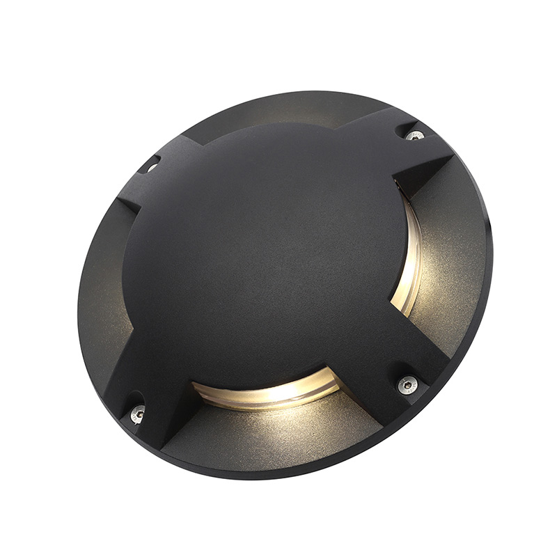 Forum Scout 21cm LED Outdoor Ground Light - Black
