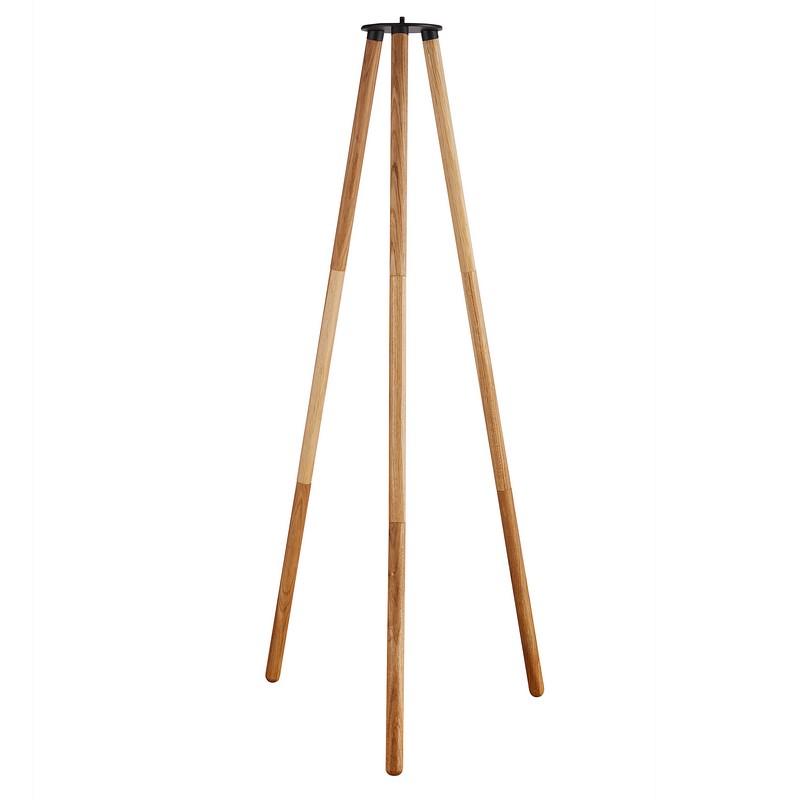 Nordlux Wood Tripod Floor Base Feature Light Accessory - Brown