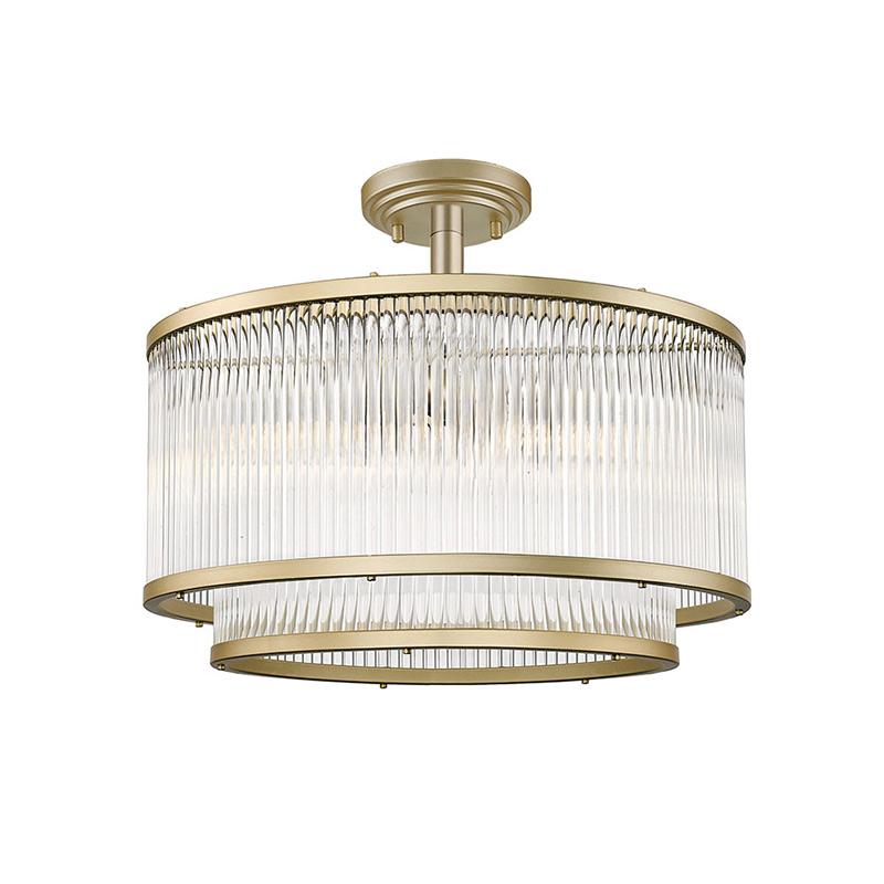 Edit Karolina Flush Ceiling Light - Matt Gold