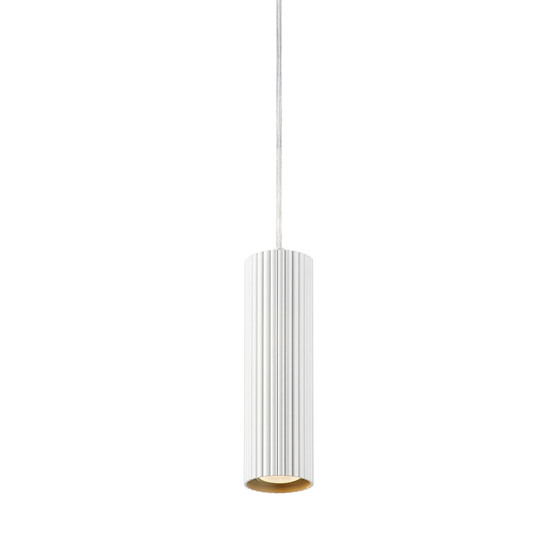 Costilla Ceiling Pendant Light with Plug - White
