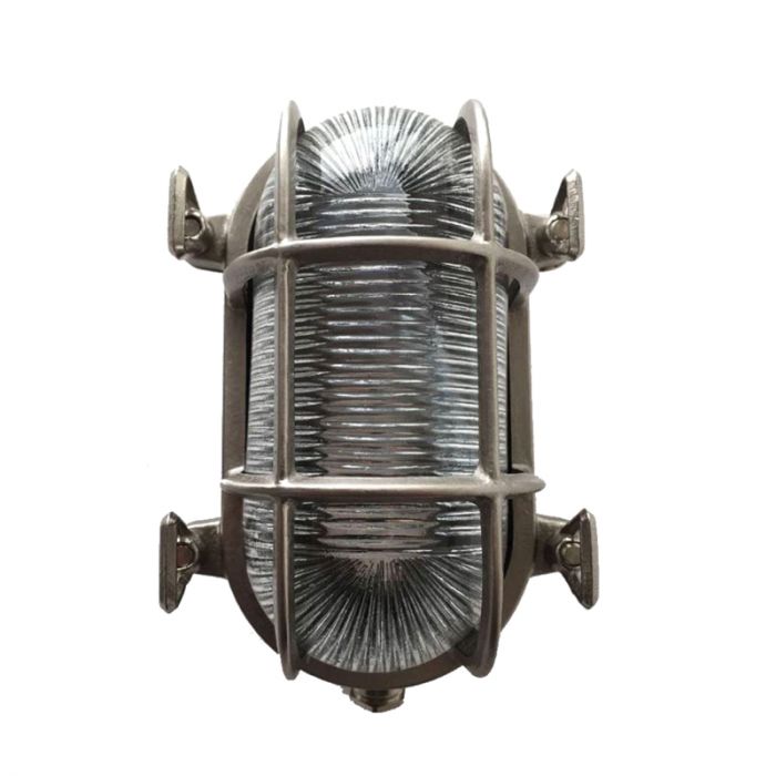 Nordlux Coastal Helford Outdoor Flush Wall Light - Nickel
