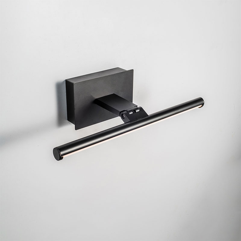 Slimline Medium Battery Operated LED Picture Light With Remote Control - Matt Black