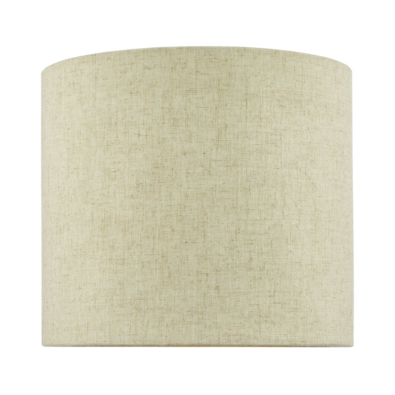 Dar Jayden Cotton Drum Lamp Shade 25cm - Natural