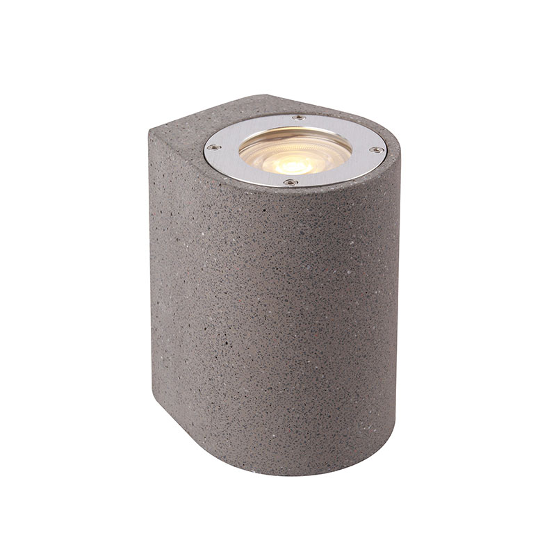 Edit Kithnos Outdoor Small Wall Light - Concrete Grey
