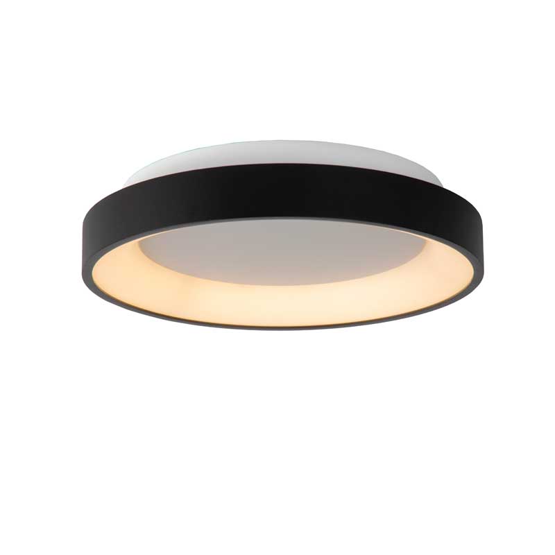 Lucide Vidal 20W LED Flush Light - Black