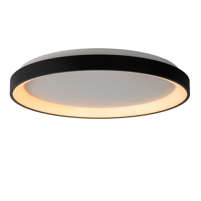 Lucide Vidal 38W LED Flush Light - Black