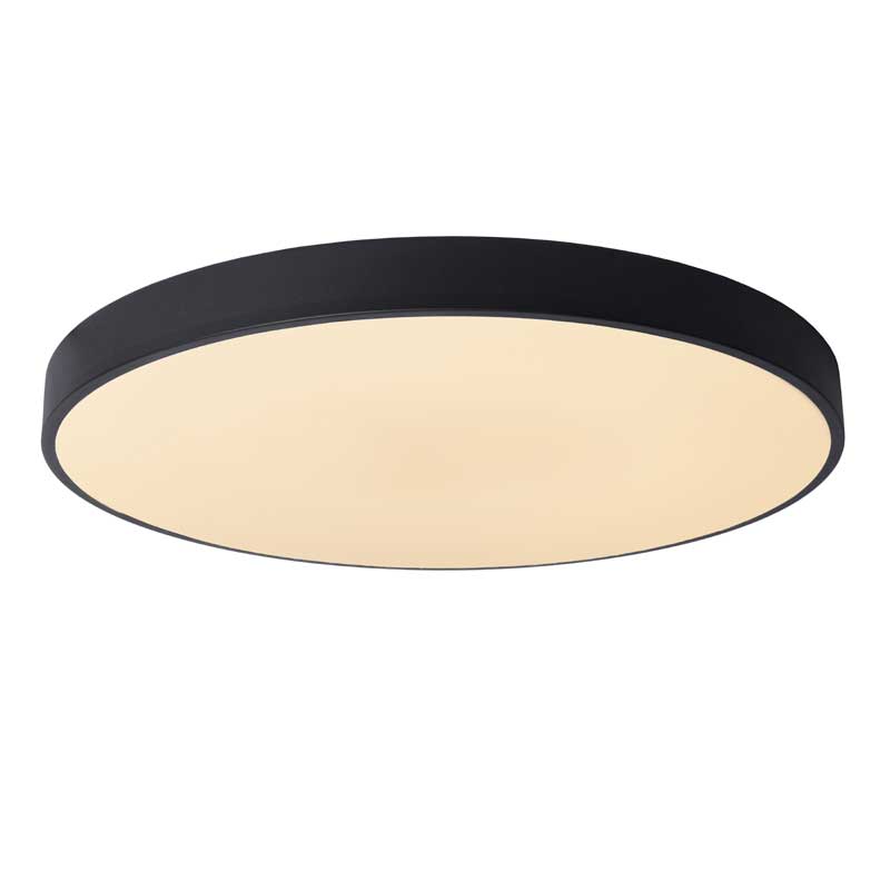 Lucide Unar 60W LED Flush Light - Black