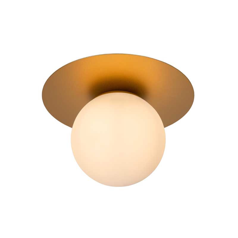Lucide Tricia Flush Light - Matt Gold