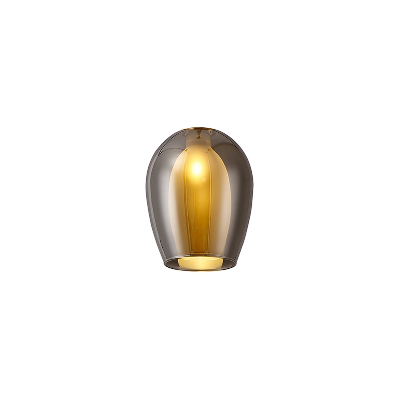 Max Glass Ceiling Pendant Shade - Chrome