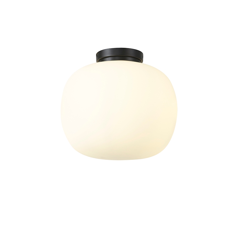 Chicago Flush Ceiling Light - Matt Black