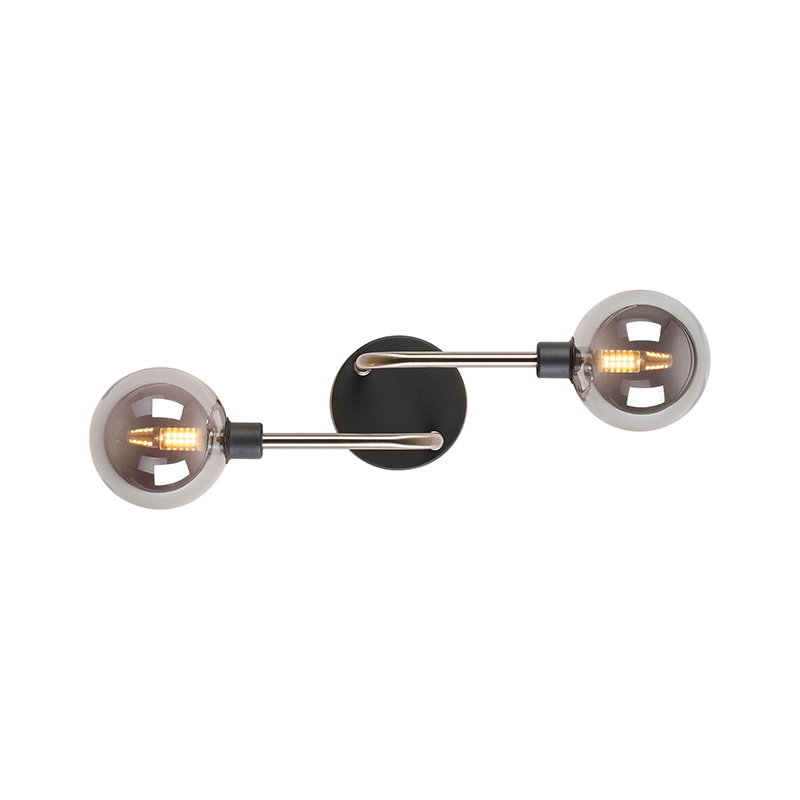 Constellation 2 Arm Wall Light - Satin Nickel