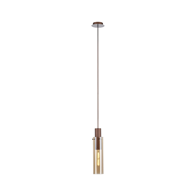 Austin Glass Ceiling Pendant Light - Amber