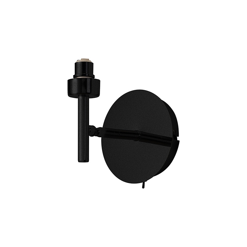 Arcdon Single Light Adjustable Switched Wall Light - Satin Black