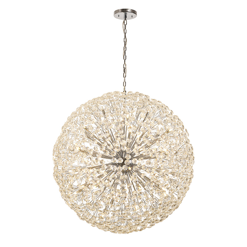 Monte Carlo 1200 Crystal Chandelier - Polished Chrome