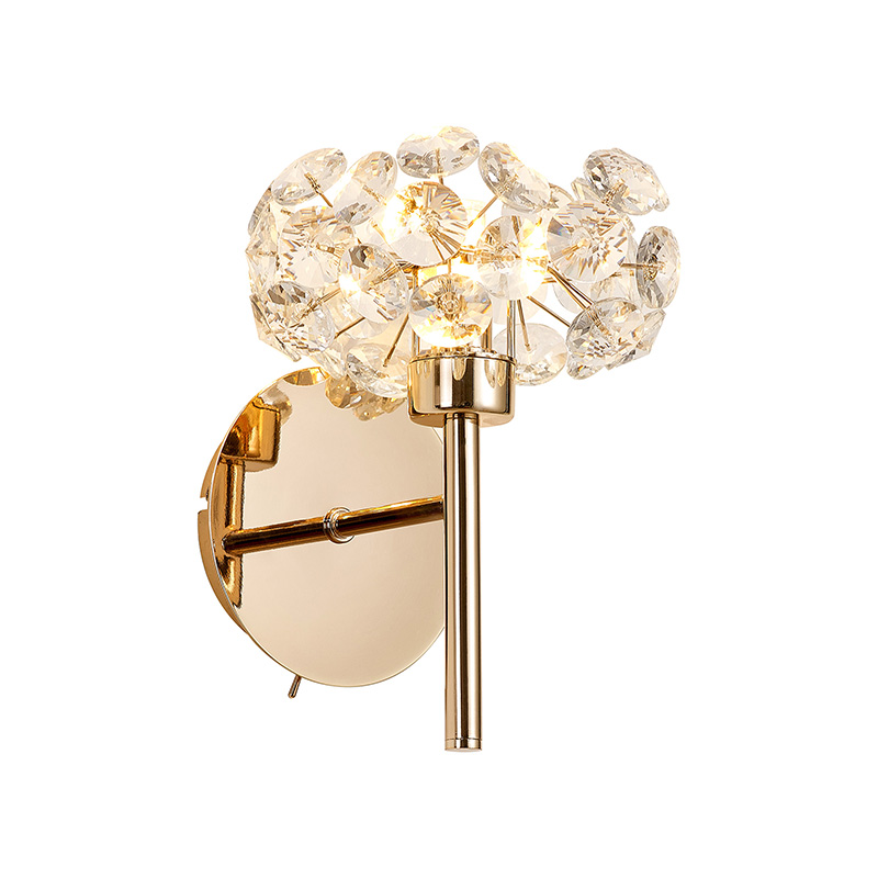 Paris Crystal Wall Light - French Gold