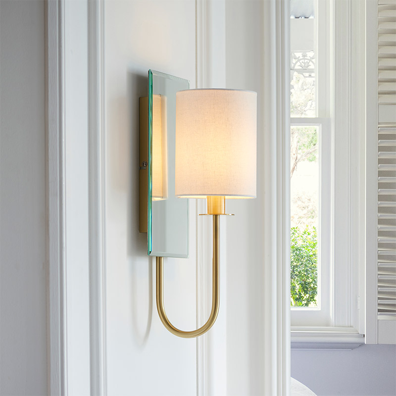Luxia Savannah Wall Light - Satin Brass