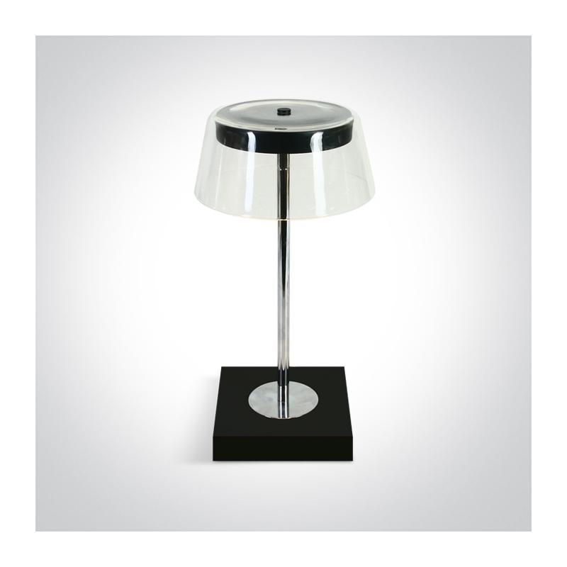 Visor USB Rechargeable LED Outdoor Table Lamp - Black