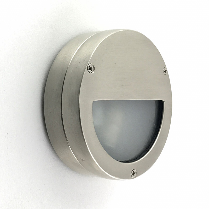 Westport Coastal Shore Outdoor Flush Light - Matt Nickel