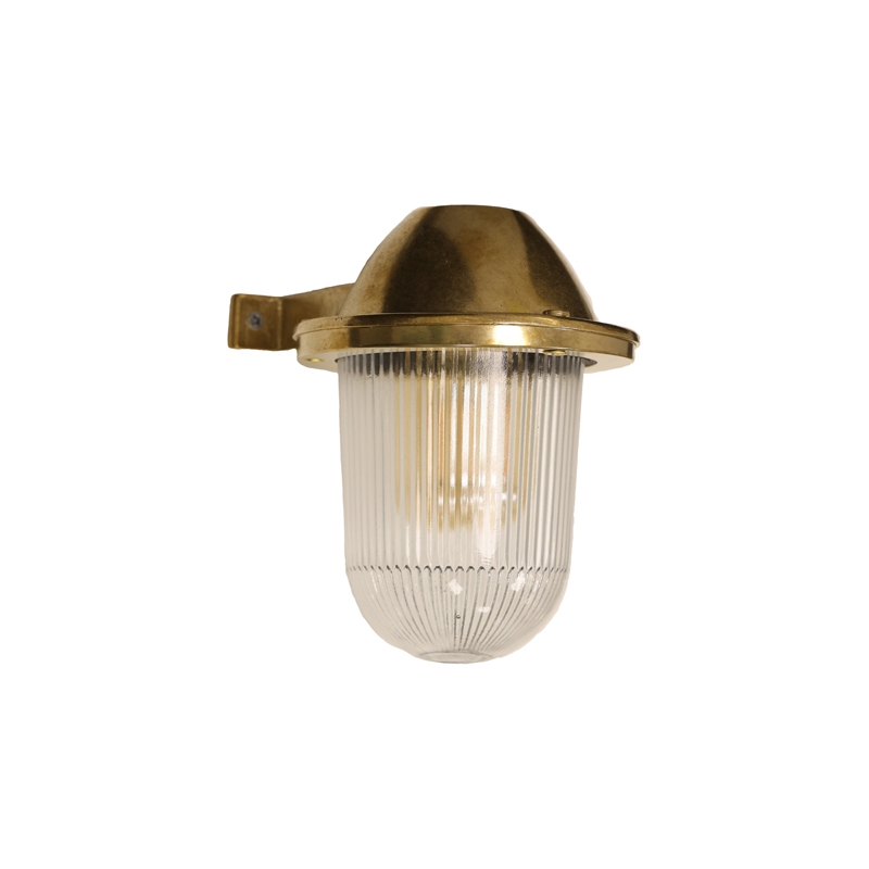 Edit Coastal Wave Outdoor Wall Light - Brass