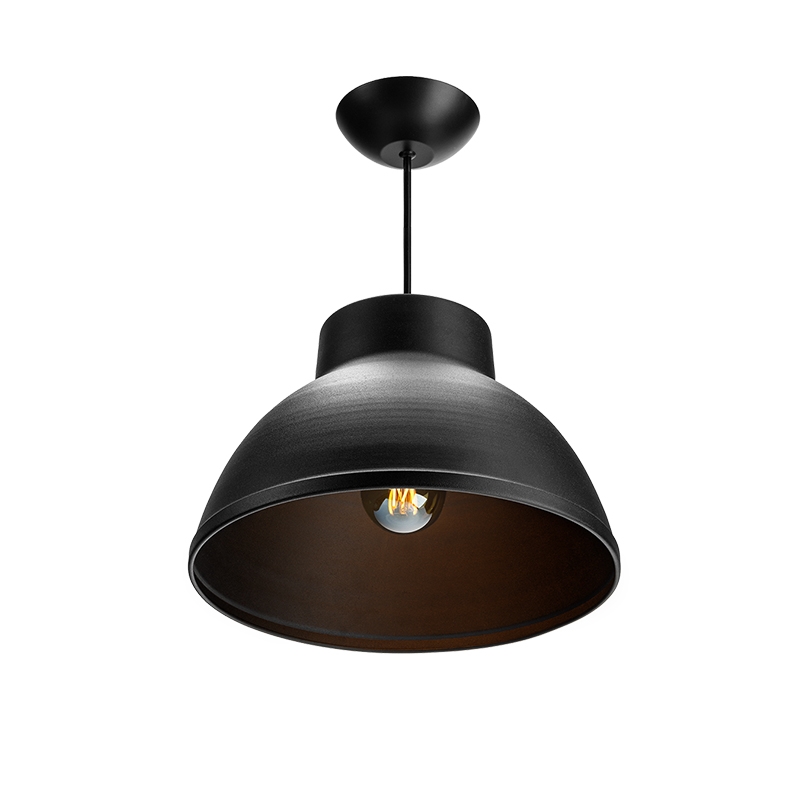 Techmar Plug and Play - Mats LED Outdoor Porch Pendant - Black