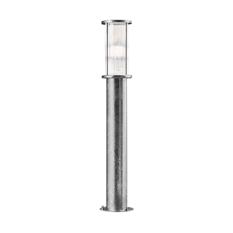 Nordlux Linton 800 Outdoor Bollard Light - Galvanised Steel