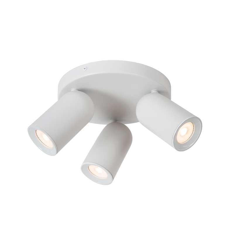 Lucide Punch 3 Light Spotlight Plate - White