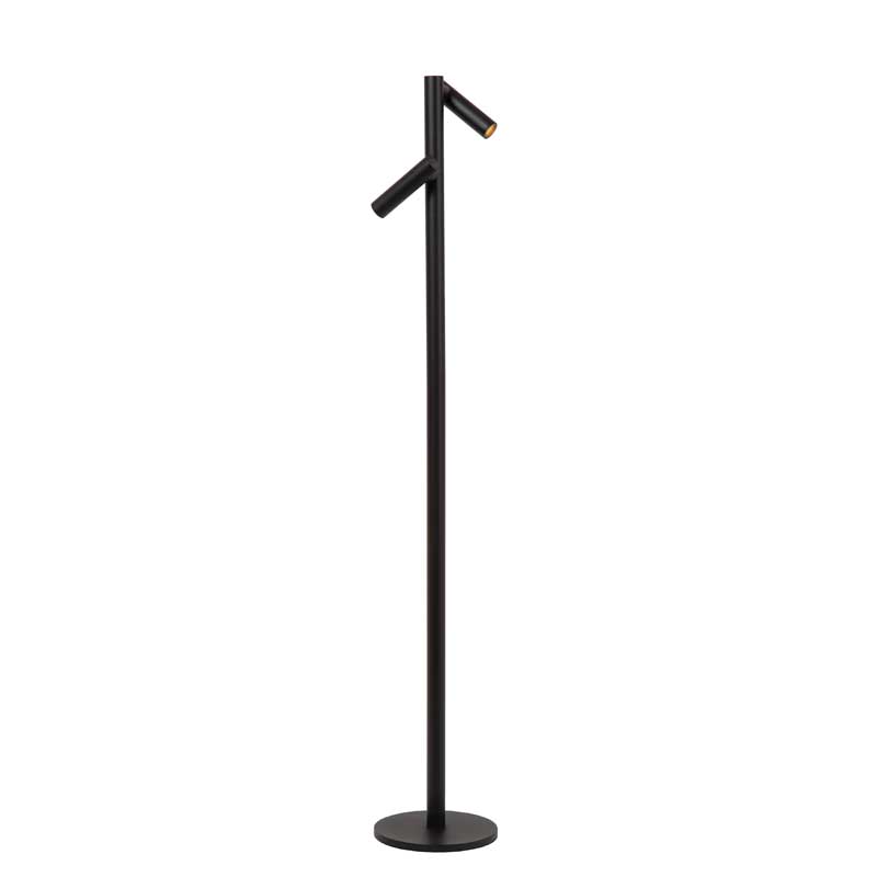 Lucide Antrim USB Rechargeable LED Outdoor 2 Light Floor Lamp - Black