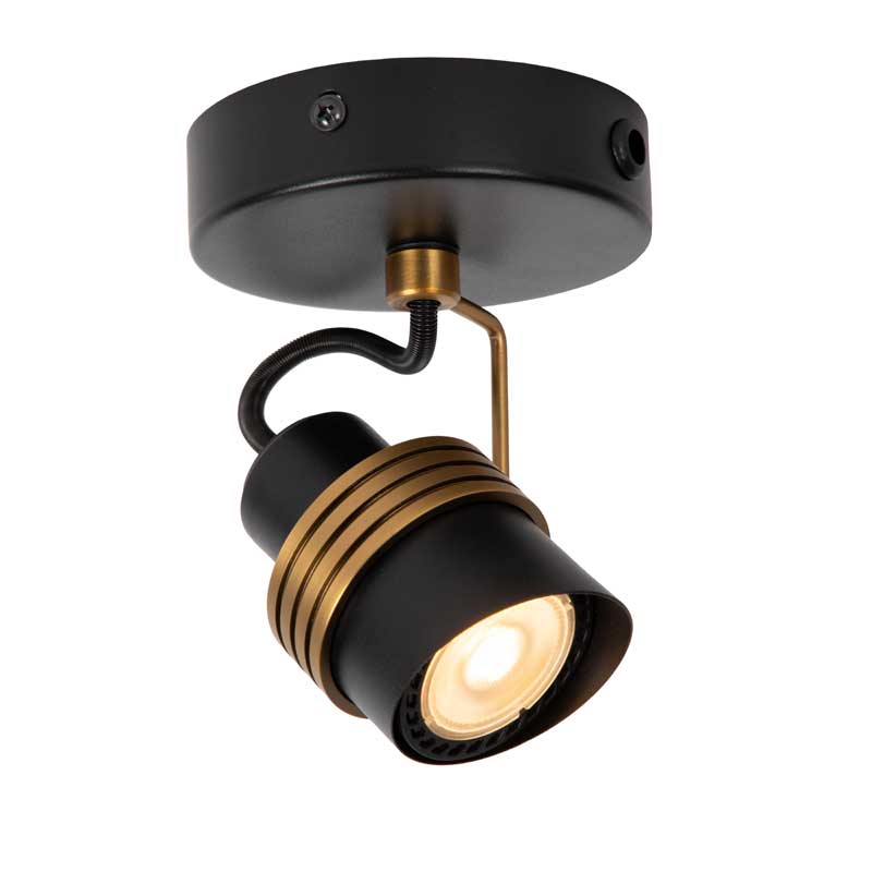 Lucide Tundran Single Spotlight - Black