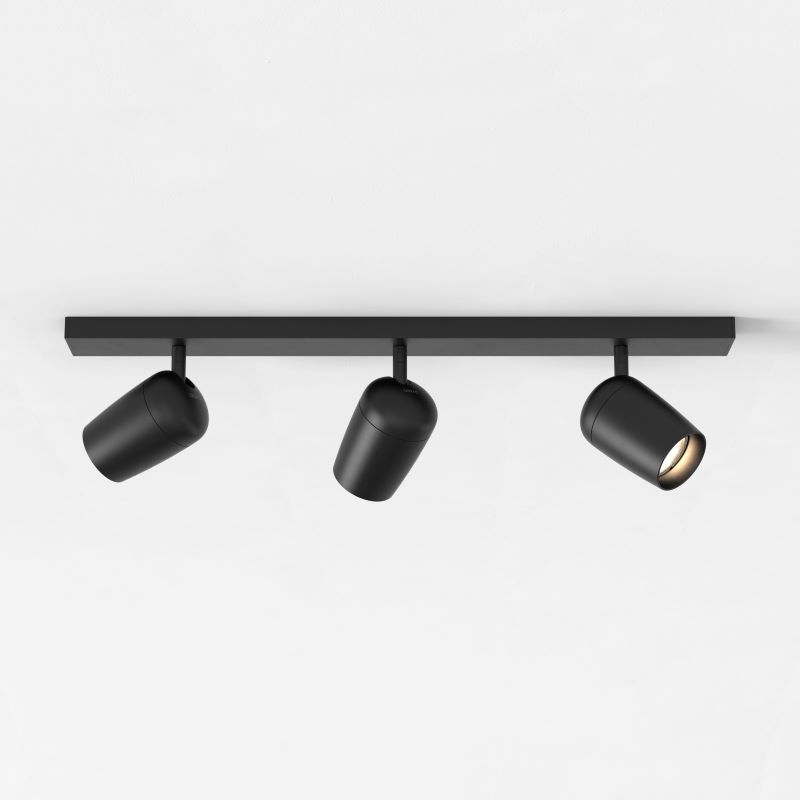 Astro Koto 3 Light Spotlight Bar - Matt Black