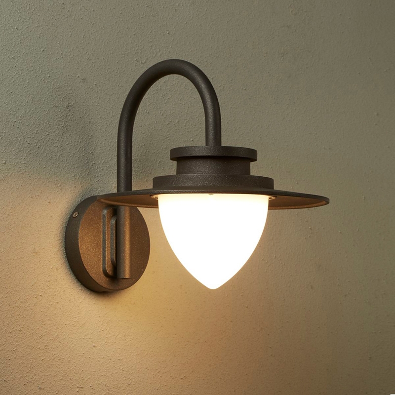 Searchlight Texas LED Outdoor Hanging Lantern - Grey