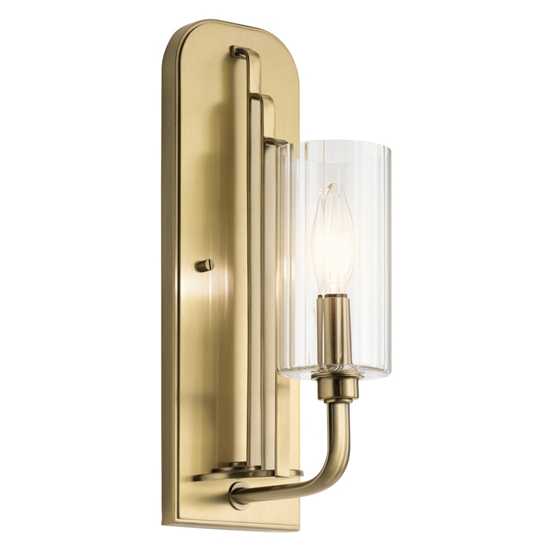 Quintiesse Kimrose Wall Light - Brushed Brass