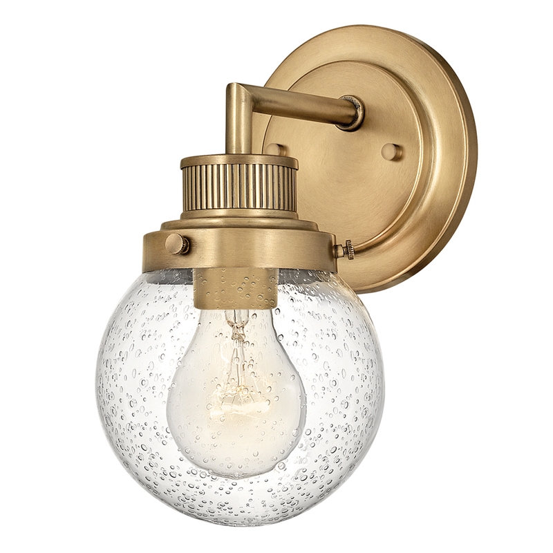 Quintiesse Poppy Wall Light - Heritage Brass