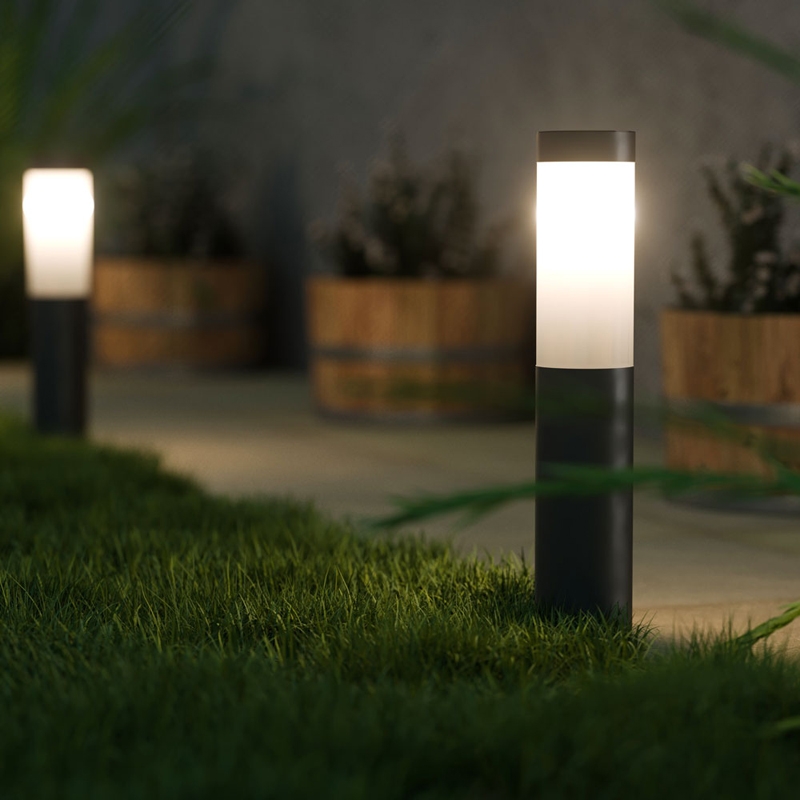Suri 365 London XT Solar LED Post Light - Anthracite Grey
