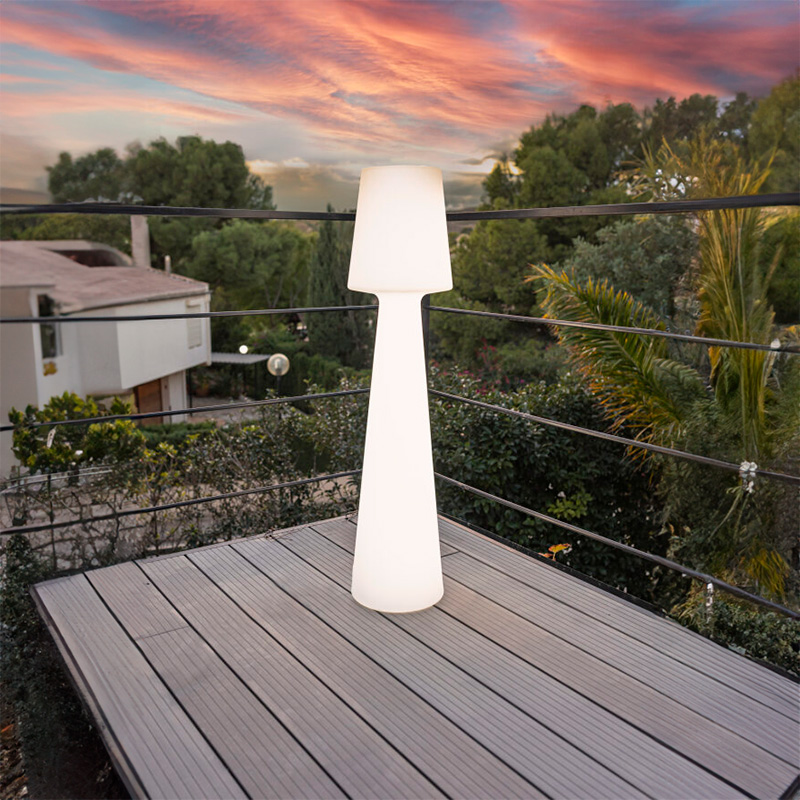 Newgarden Lola 110 Warm White LED Outdoor Floor Lamp - White