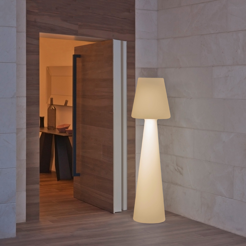 Newgarden Lola 165 Warm White LED Outdoor Floor Lamp - White