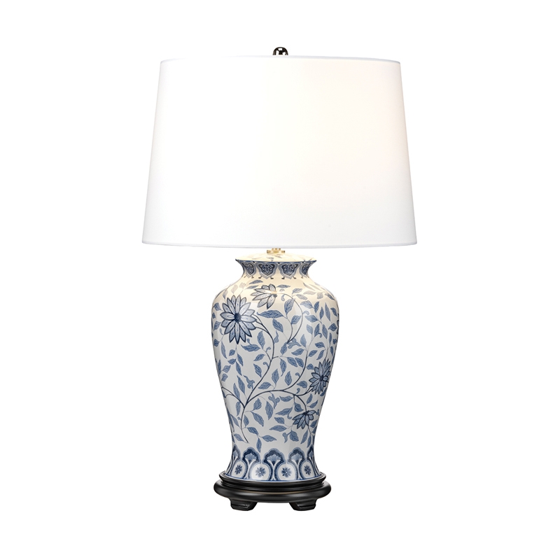 Elstead Ying Table Lamp - Blue, White