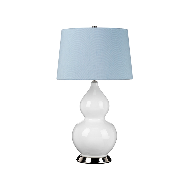 Elstead One Ceramic Table Lamp - Blue